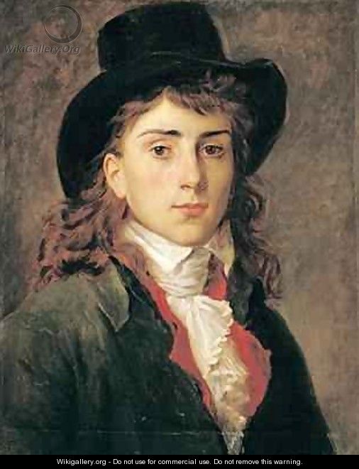 Portrait of Baron Antoine Jean Gros 1771-1835 Aged 20 - Baron Francois Gerard