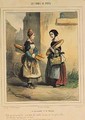 The Bakers Art plate number 27 from the Les Femmes de Paris series - Alfred Andre Geniole