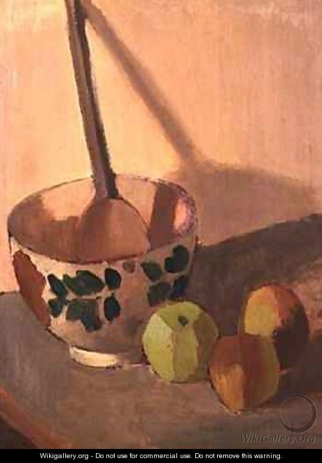 Still Life with Apples and a Mixing Bowl - Mark Gertler