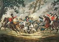English Light Horse Attacking French Artillery - (after) Gessner, Conrad