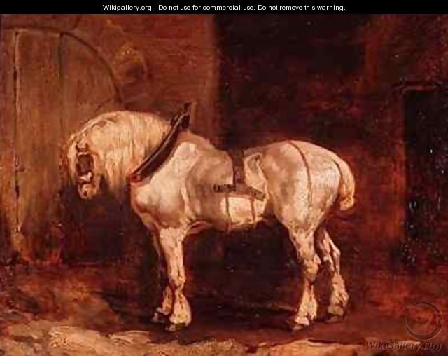 A Cart Horse - Theodore Gericault