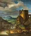 Italian Landscape or Landscape with a Tomb - Theodore Gericault