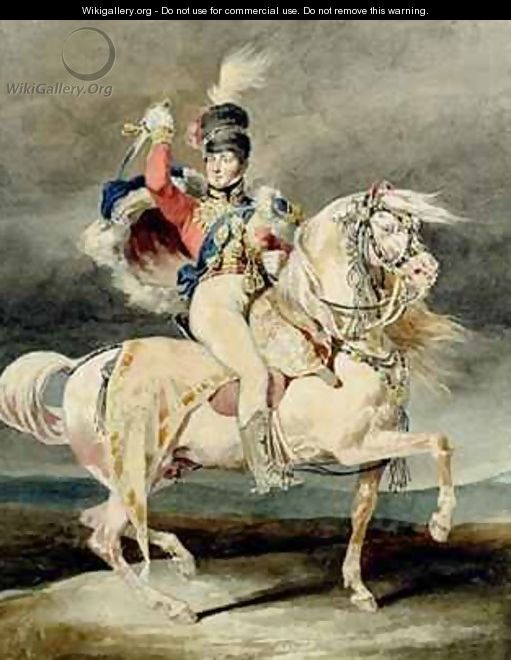George IV as Prince of Wales after Harlow - Theodore Gericault