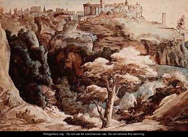 View of Tivoli - Theodore Gericault