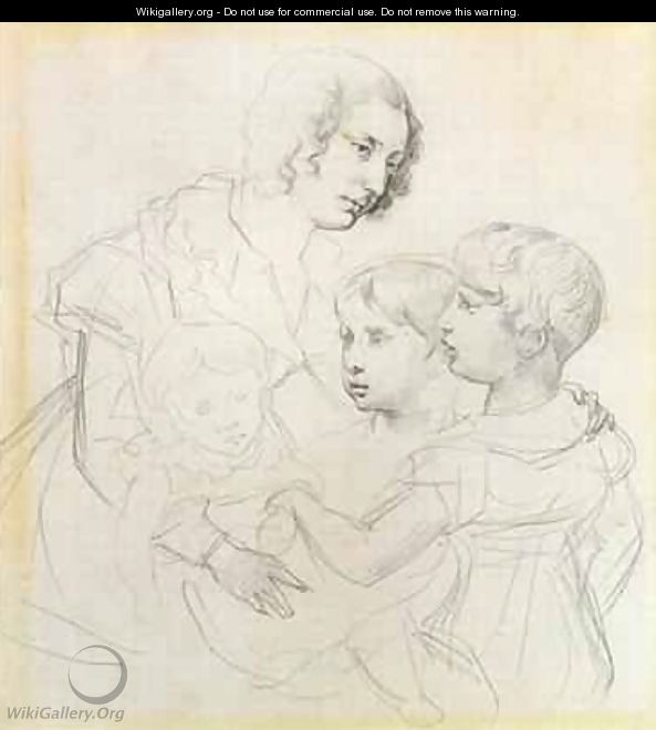 A Mother and her children - Theodore Gericault