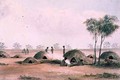 Native Village in the northern interior of South Australia - Samuel Thomas Gill
