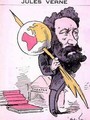Caricature of Jules Verne 1828-1905 from Men of Today - Andre Gill