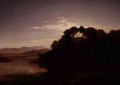 Moonrise on the bank of a loch - Arthur Gilbert
