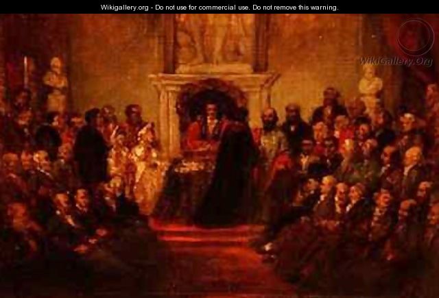 Presentation of the Freedom of the City to General Garibaldi - Sir John Gilbert
