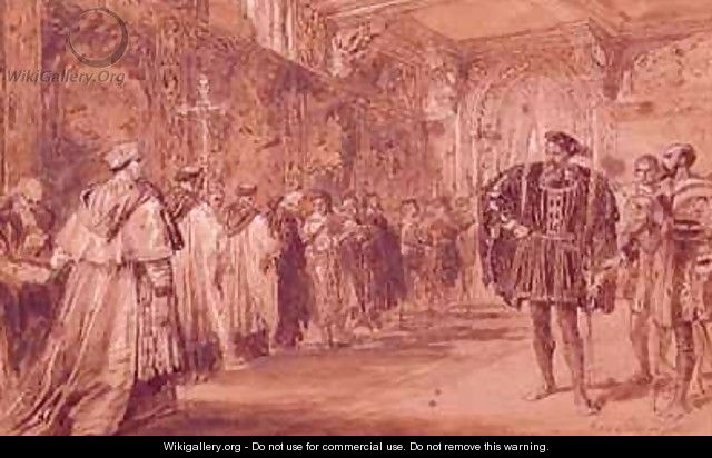 Henry VIII and Cardinal Thomas Wolsey - Sir John Gilbert