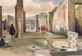 Tourists Visiting the Ruins of Pompeii - Giacinto Gigante