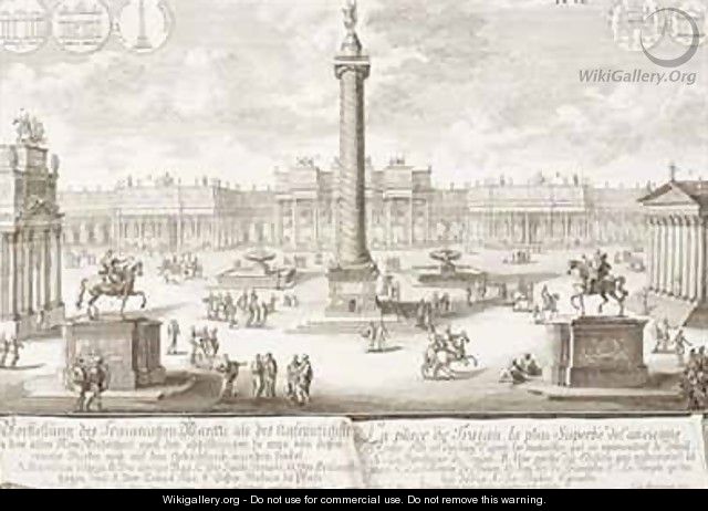 Trajans Square Rome - (after) Fischer von Erlach, Johann Bernhard
