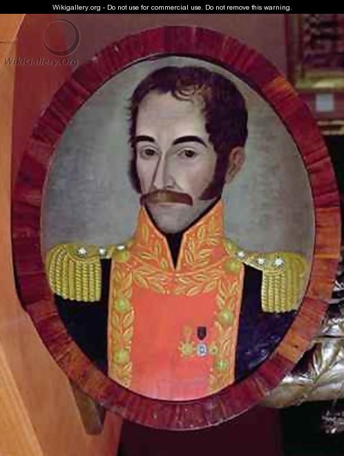 Portrait of Simon Bolivar - Pedro Jose de Figueroa