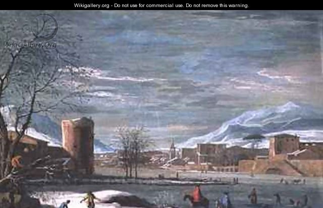 Winter Landscape - (attr.) Filippi, Paolo de