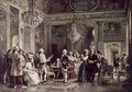 John Paul Jones and Benjamin Franklin at the Court of Louis XVI - Jean-Leon Gerome Ferris