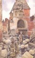 British Soldiers in the Ruins of Peronne - Francois Flameng