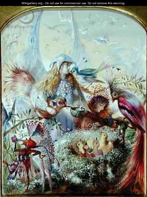 Fairies and a Birds Nest - John Anster Fitzgerald
