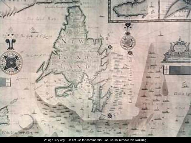 Map of the Newfoundland - Augustine Fitzhugh