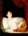 Portrait of a lady sleeping - George Whiting Flagg