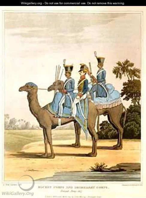 Rocket Corps and Dromedary Corps Bengal Army - (after) Fitzclarence, George Augustus