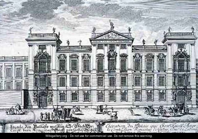 The Palace of Count John Wenceslas Prague - (after) Fischer von Erlach, Johann Bernhard