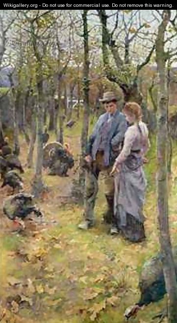 The Edge of the Woods - Elizabeth Stanhope Forbes
