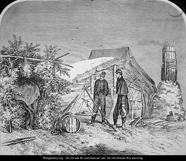 Sketches of Army Life Weighing Out Rations - (after) Forbes, Edwin