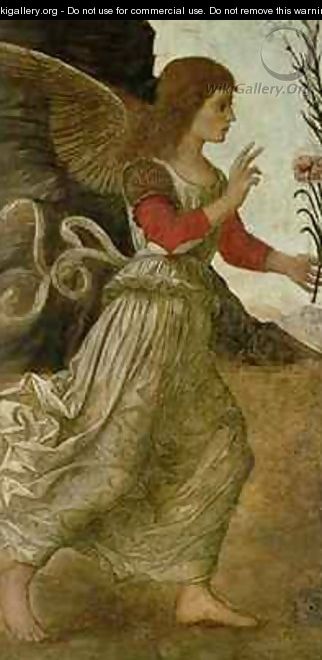The Annunciating Angel Gabriel - Melozzo da Forli