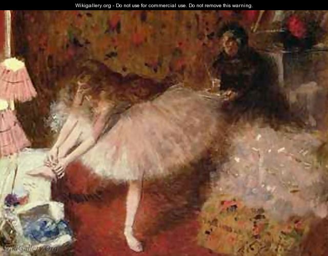 Dancer in her Dressing Room - Jean-Louis Forain