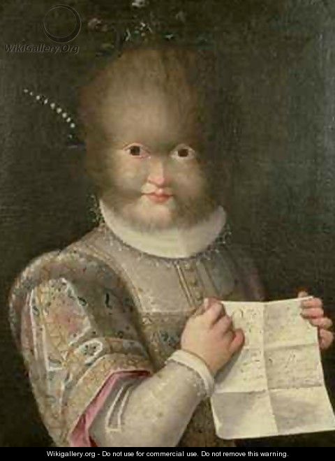 Portrait of a Girl Covered in Hair - Lavinia Fontana