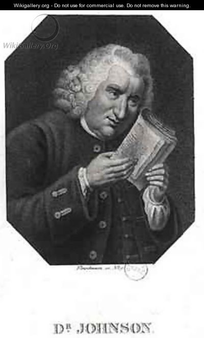 Dr Samuel Johnson 1709-84 - Auguste Christian Fleischmann