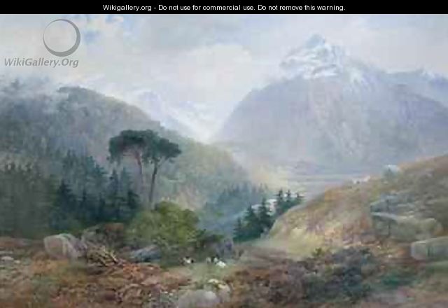 The View Toward the Fenderthal Tyrol - James Vivien de Fleury