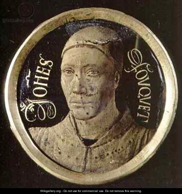 Self portrait medallion - Jean Fouquet
