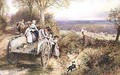 A Peep at the Hounds - Myles Birket Foster