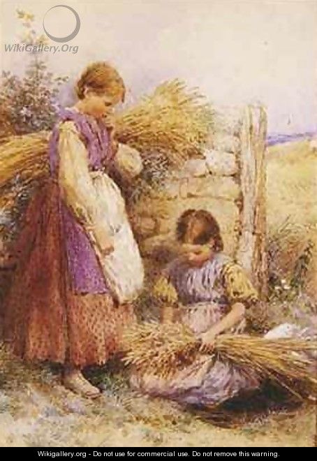 The Young Gleaners - Myles Birket Foster