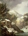 Winter landscape - Francesco Foschi