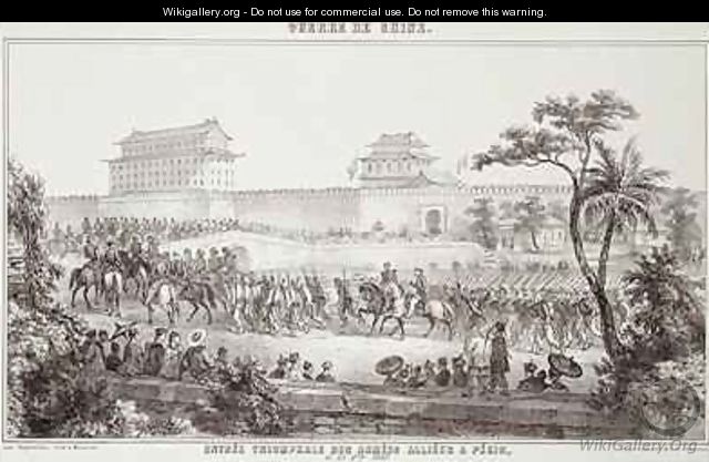 The Triumphal Entry of the Allied Armies into Peking - G.C. de Fortavion