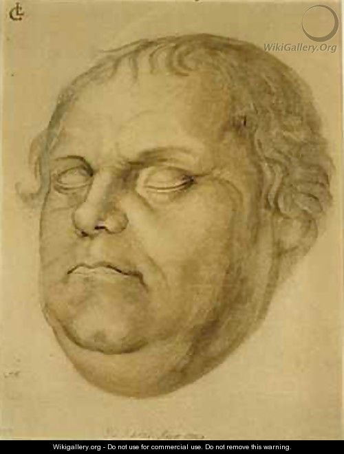 Posthumous Portrait Martin Luther - Lucas Fortenagl