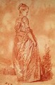 Young Woman Walking - Jean-Honore Fragonard