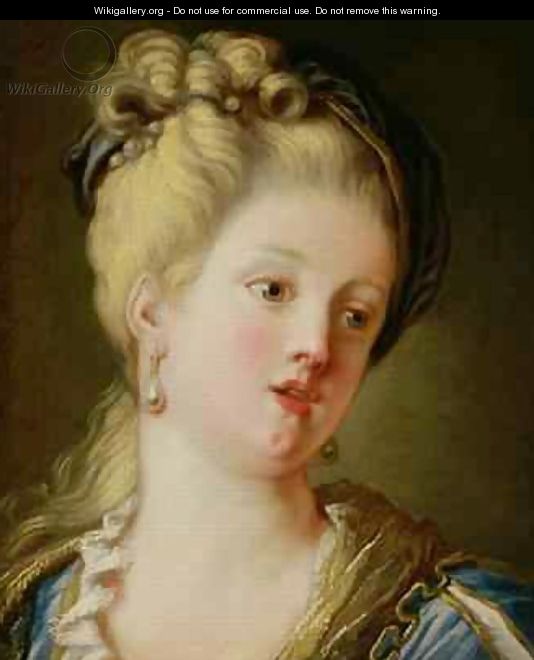 Portrait of a young woman - Jean-Honore Fragonard