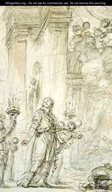 Ruggiero is led to his bed chamber - Jean-Honore Fragonard