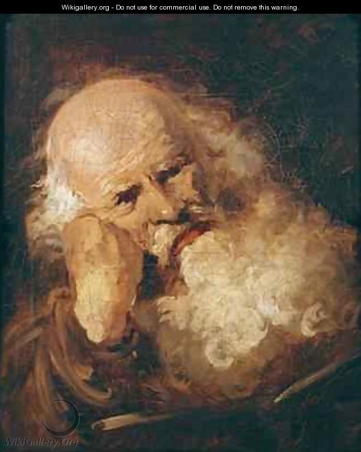Head of an Old Man 2 - Jean-Honore Fragonard
