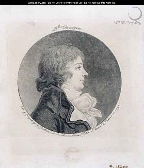 Portrait of Anne Josephe Trewagne 1762-1817 known as Theroigne de Mericourt - (after) Fouquet, Jean