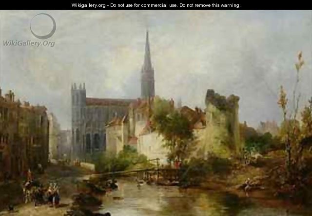 View of the Church of St Peter Caen - William Fowler