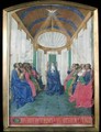 Pentecost from the Hours of the Cross and the Holy Spirit from the Hours of Etienne Chevalier - Jean Fouquet