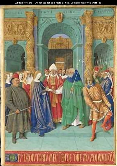The Marriage of the Virgin - Jean Fouquet