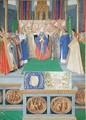 St Nicholas ordained as the Bishop of Myra from the Hours of Etienne Chevalier - Jean Fouquet