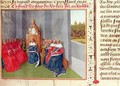 Urban II 1035-99 Preaching the Crusade at Clermont in the Presence of King Philippe I 1053-1108 of France in 1095 - Jean Fouquet