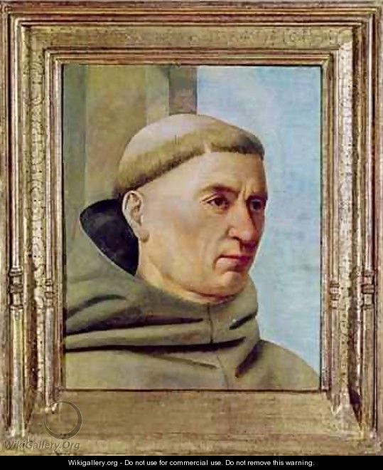Head of a Monk - Jean Fouquet