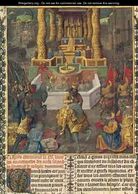 Entry of Herod into Jerusalem - Jean Fouquet